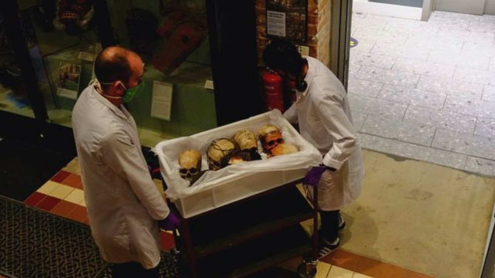 Grande parte dos itens está ligada à expansão colonial britânica — Foto: Pitt Rivers Museum via BBC