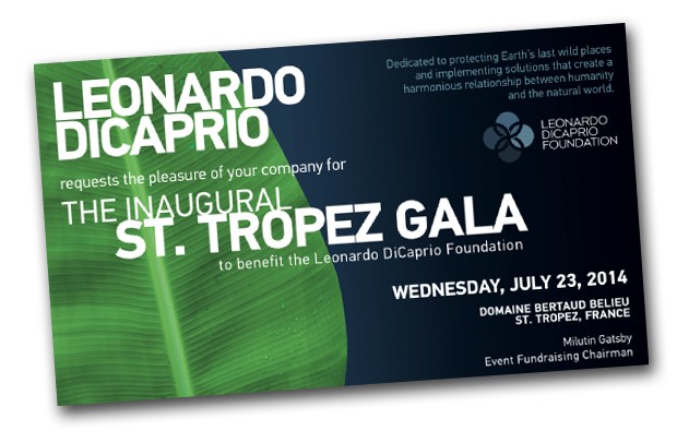 Convite Leonardo DiCaprio (Foto:     )