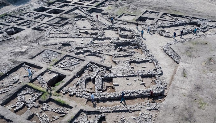 O sítio arqueológico En Esur revelou uma cidade antiga (Foto: Autoridade de Antiguidades de Israel)
