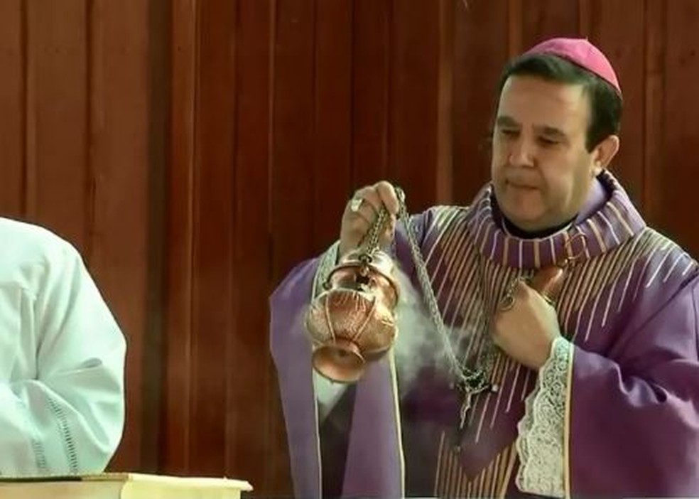 Bispo Tomé Ferreira da Silva pediu renuncia à Diocese de Rio Preto — Foto: Reprodução/TV TEM