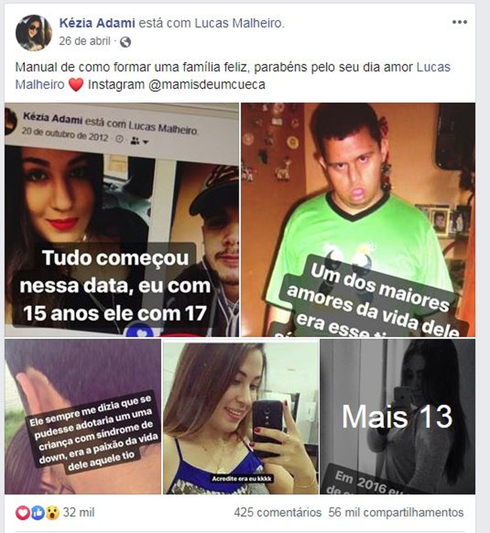 Post De Jovem Com Declaracao Para Namorado Que Assumiu Filho Dela Com Down Viraliza Na Web Manual De Uma Familia Feliz Bauru E Marilia G1