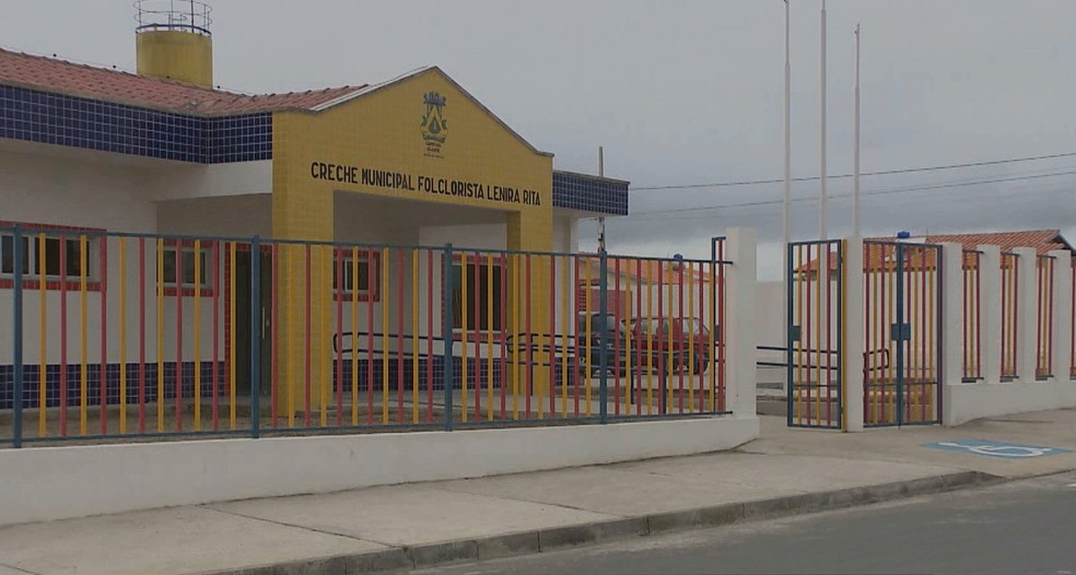 Fornecimento de merenda foi suspenso em creche berçário de Campina Grande — Foto: TV Paraíba/Reprodução
