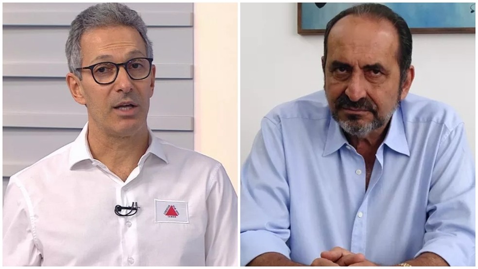 Romeu Zema e Alexandre Kalil, candidatos ao governo de Minas — Foto: Reprodução