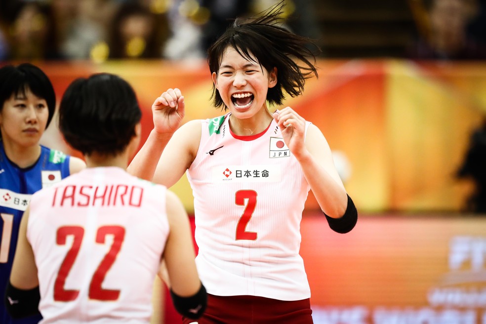 Japão bateu a Sérvia no Mundial — Foto: Divulgação