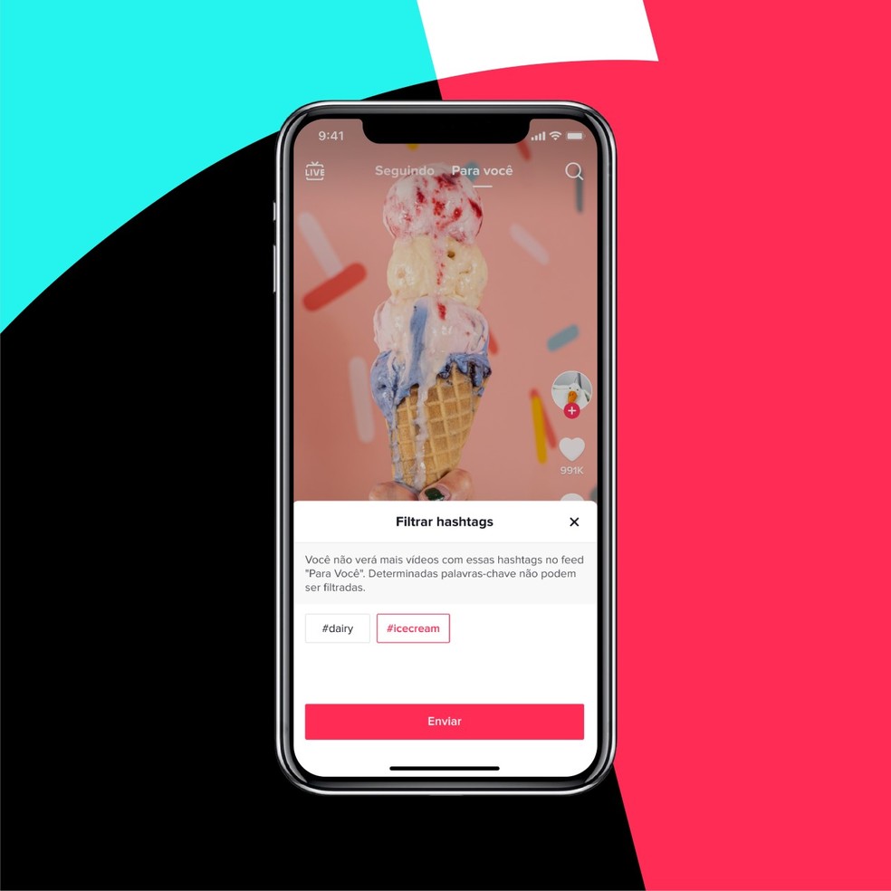 TikTok anuncia novas ferramentas para personalizar visualização  — Foto: Divulgação