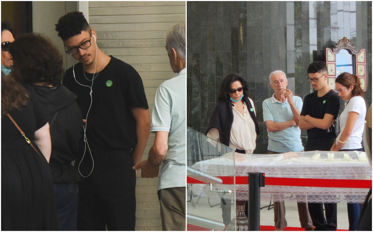Filho de Gal Costa se despede da mãe em velório Notícias Quem