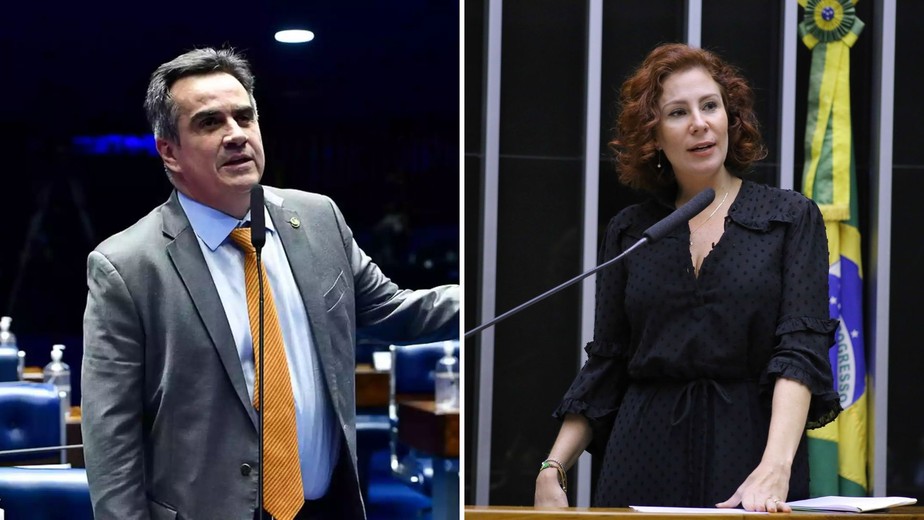 Ciro Nogueira e Carla Zambelli