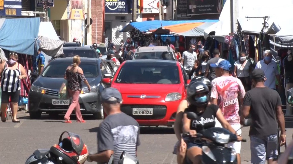 A movimentação nas feiras é registrada desde a semana passada — Foto: TV Clube