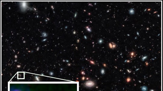 Astrônomos desvendam idade de galáxia com oxigênio mais distante já vista