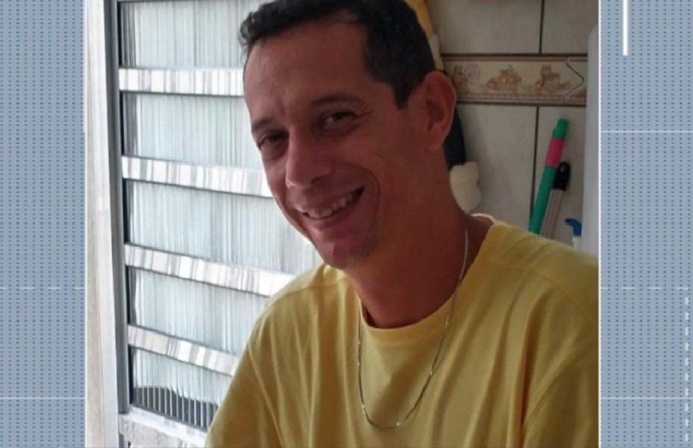 Jonh Emerson Silveira, de 46 anos, foi atropelado na Ponte Newton Navarro, em Natal, e está em coma. — Foto: Reprodução/Inter TV Cabugi