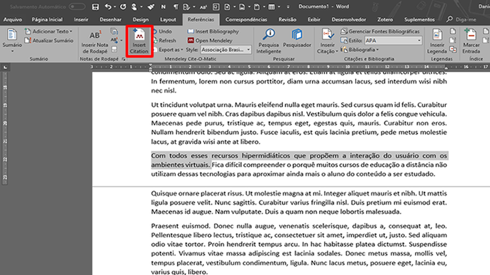 Como Fazer Citacoes E Referencias Na Abnt No App Mendeley