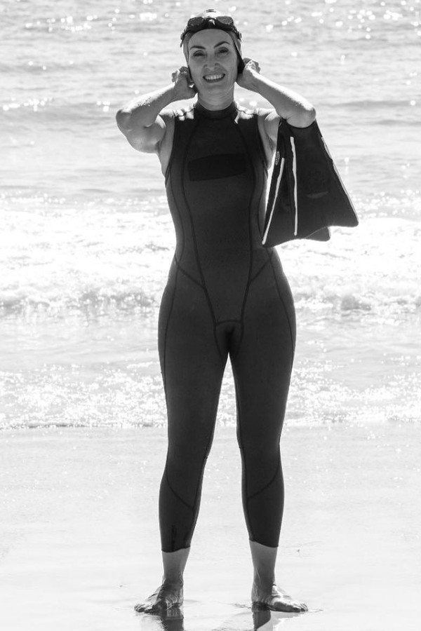 Fátima Bernardes posa com roupa de mergulho e anuncia novo quadro de seu programa (Foto: Reprodução / Instagram)