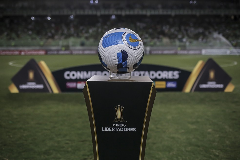 Bola da Copa Libertadores de 2022 — Foto: Conmebol 