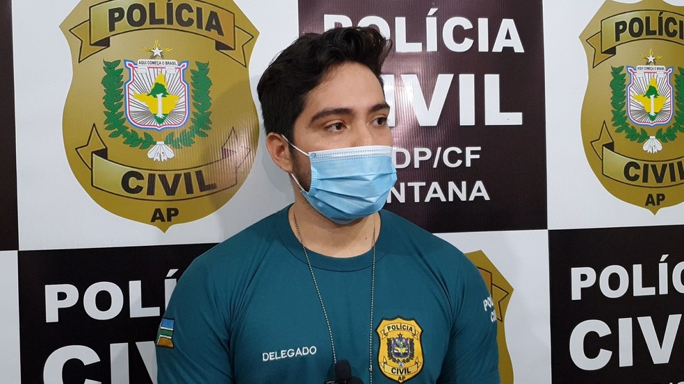 Delegado Felipe Rodrigues, da 1ª DP de Santana, falou sobre depoimento de suspeito — Foto: Polícia Civil/Divulgação