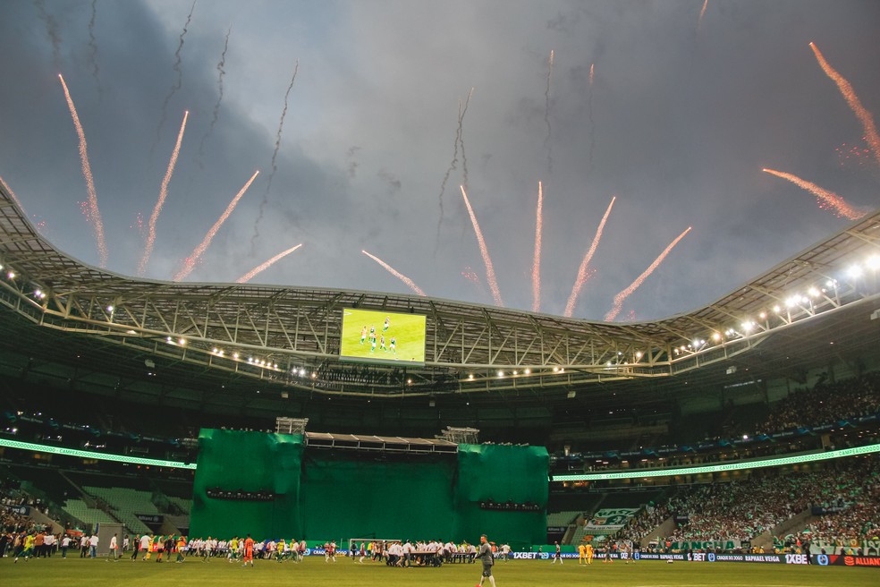 Final do Paulistão 2022 entre Palmeiras e São Paulo no Allianz Parque, na Zona Oeste de SP — Foto: Yuri Murakami/Fotoarena/Estadão Conteúdo