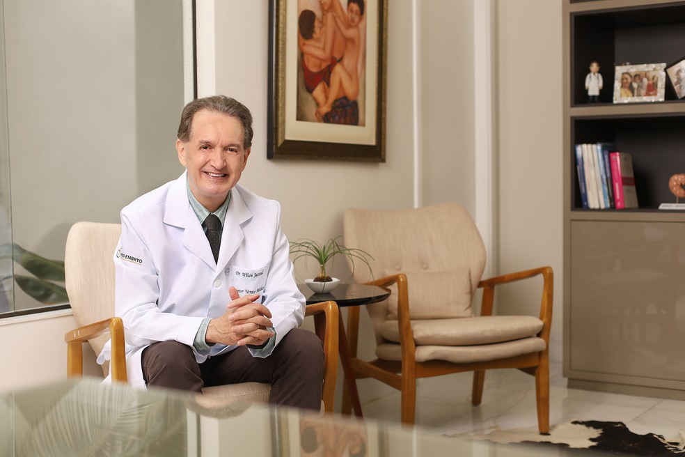 Dr. Wilson Jaccoud, o idealizador da Fert-Embryo e pioneiro em várias técnicas de reprodução humana na região de Presidente Prudente. — Foto: Fert-Embryo 