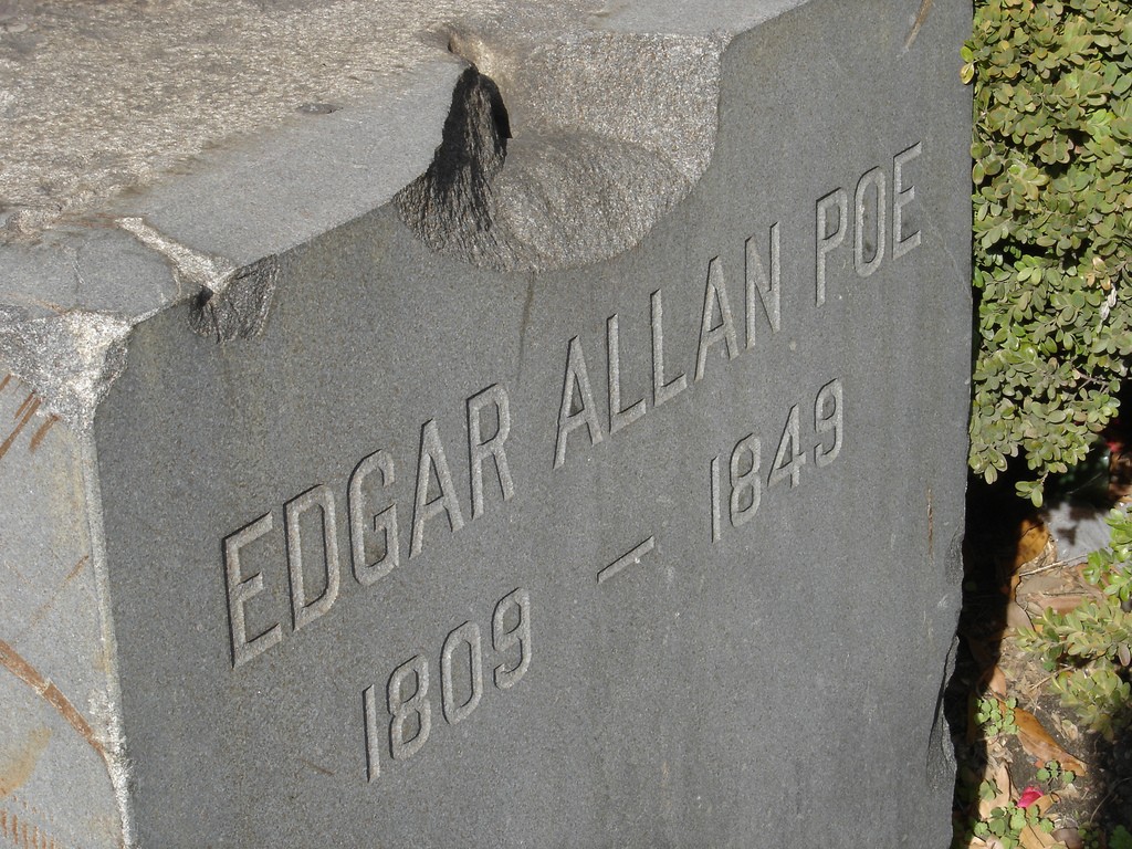 Lápide de Edgar Allan Poe: um mistério sem solução (Foto: Flickr / My Lil' Rotten )
