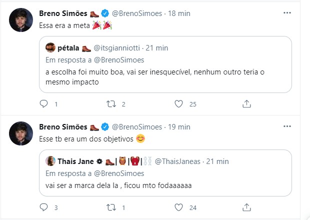 Breno Simões fala de Paula Amorim em No Limite e óculos usado por ela (Foto: Reprodução/Twitter)