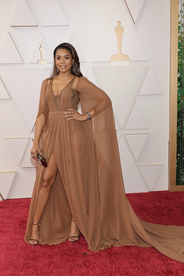 HOLLYWOOD, CALIFORNIA - MARCH 27: Regina Hall attends the 94th Annual Academy Awards at Hollywood and Highland on March 27, 2022 in Hollywood, California. (Photo by Mike Coppola/Getty Images) (Foto: Getty Images)