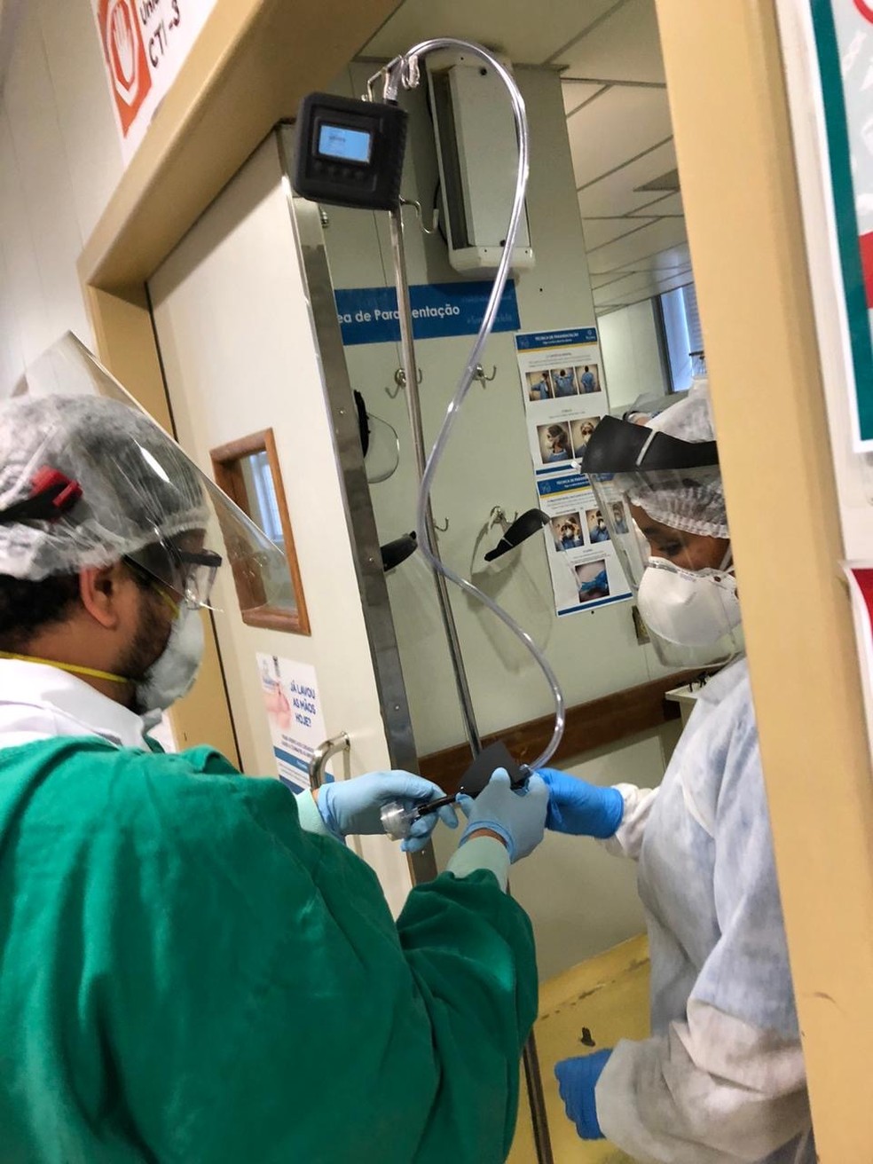 Pesquisa monitorou dois hospitais em BH — Foto: Ricardo Passos/Arquivo Pessoal