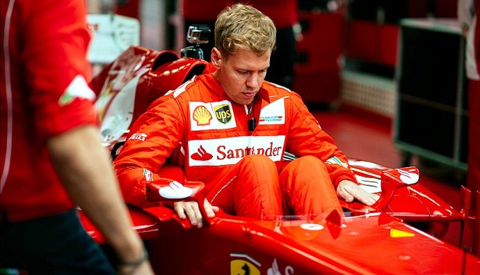 Sebastian Vettel Ferrari teste Fiorano (Foto: Ercore Colombo/Ferrari)