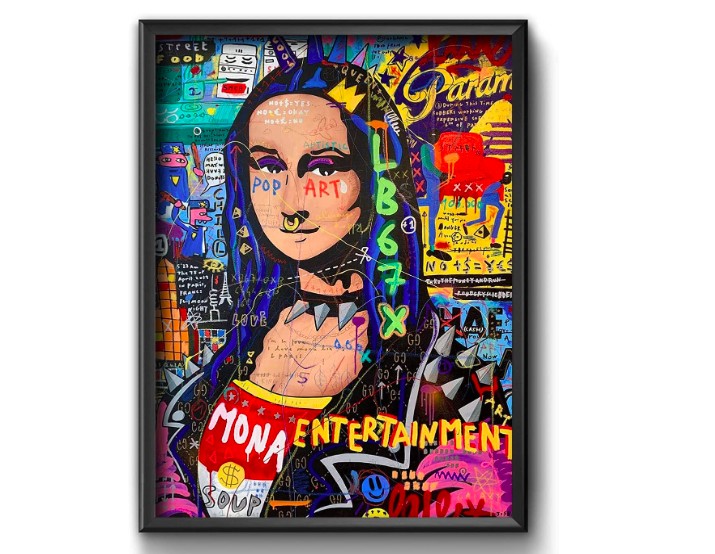 Mona Lisa Pop Art (Foto: Reprodução/Amazon)