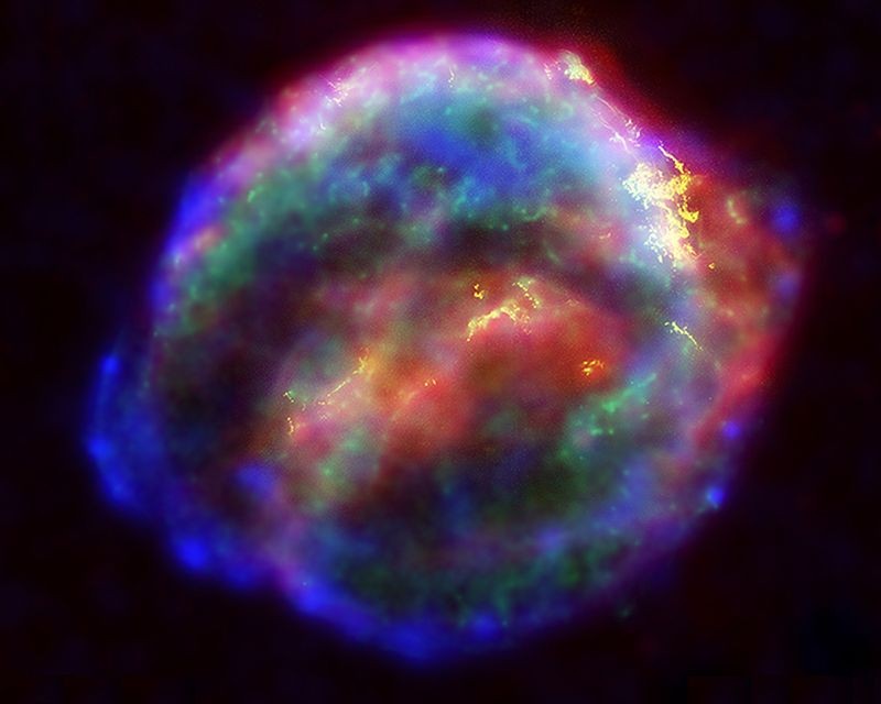 Modelo de uma supernova (Foto: Wikimedia Commons)