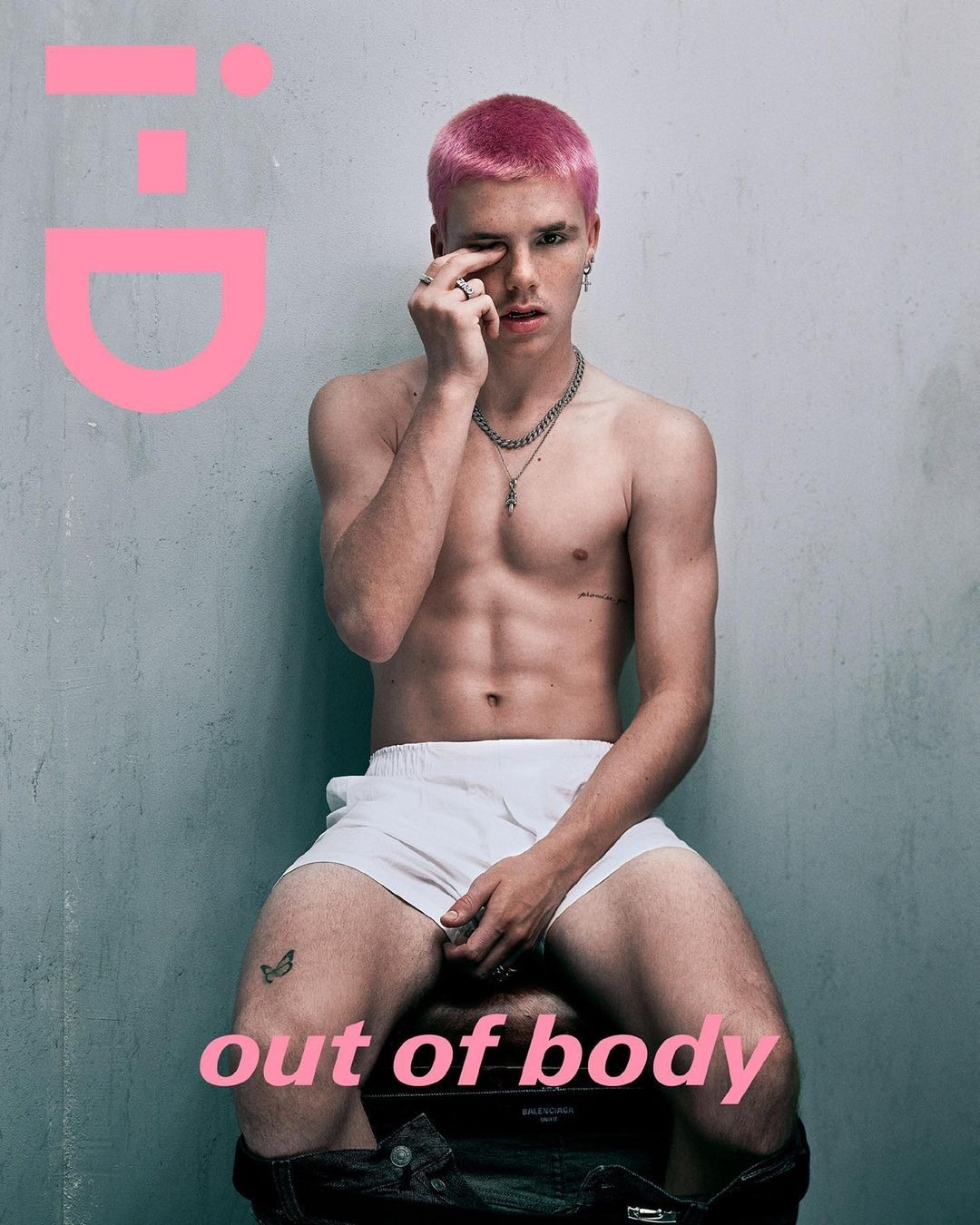 Cruz Beckham em capa de revista (Foto: Reprodução/Instagram/i-D)