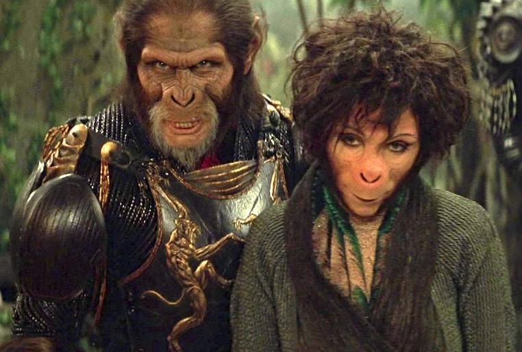 Uma cena de O Planeta dos Macacos (2001), de Tim Burton (Foto: Reprodução)