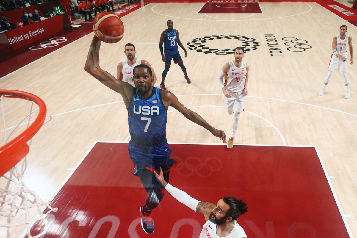 EUA viram contra a Espanha e vão às semifinais no basquete ...