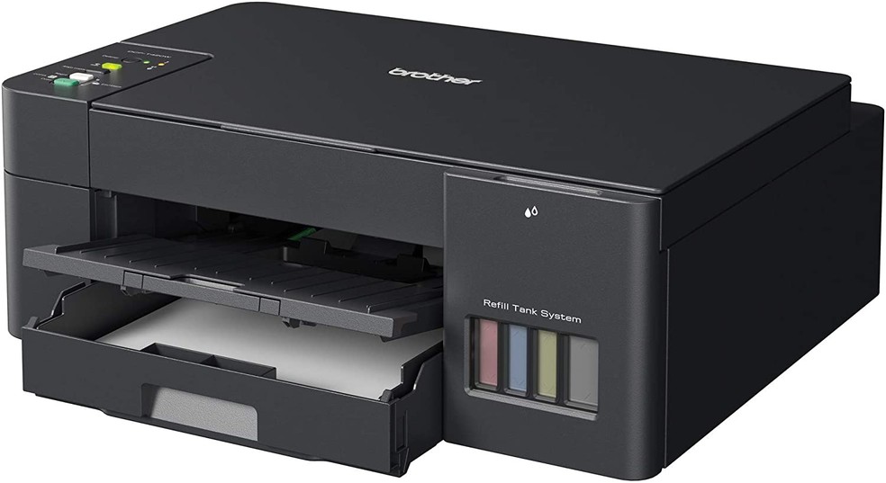 A impressora a tinta multifuncional Brother DCPT420W é uma ótima escolha para quem busca agilidade e praticidade — Foto: Reprodução/Amazon