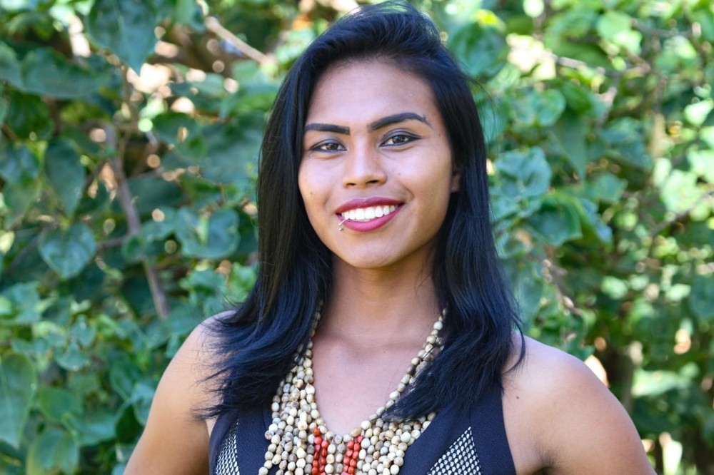 Katrina Malbem (Foto: Organização do Miss Indígena/Reprodução)