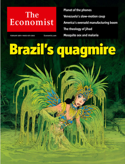 Nova edição da Economist destaca o Brasil na capa (Foto: Reprodução/Facebook)