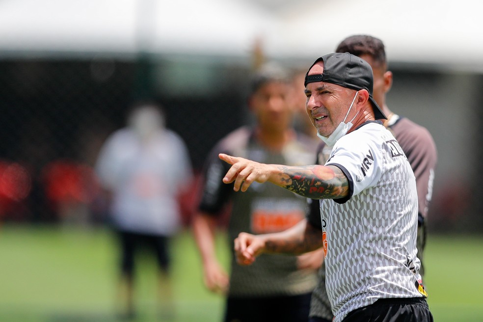 Jorge Sampaoli, técnico do Atlético-MG — Foto: Bruno Cantini/Atlético-MG 