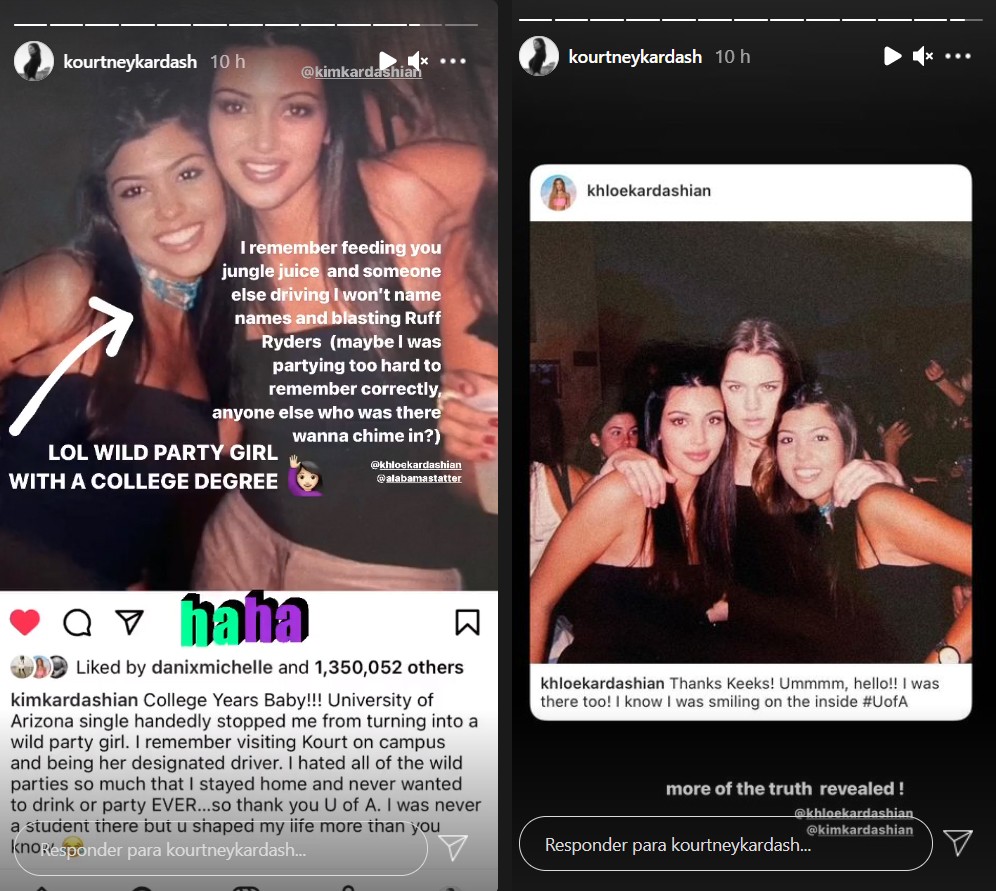 Posts de Kourtney Kardashian (Foto: Reprodução / Instagram)