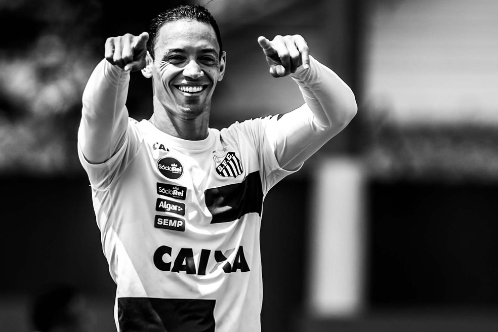 Fim da linha? Ricardo Oliveira respondeu despedida publicada por Arthur Gomes (Foto: Ivan Storti/Santos FC)