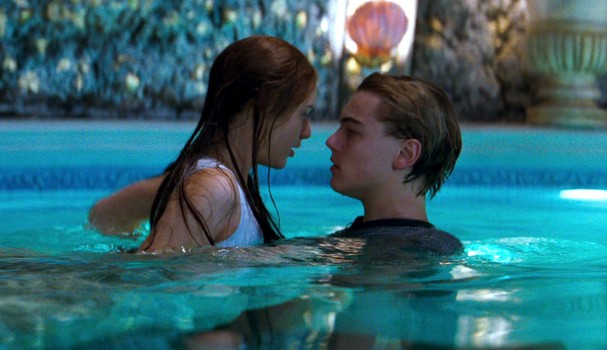 Claire Danes e Leonardo DiCaprio, em ‘Romeu + Julieta’ (1996) (Foto: Divulgação)