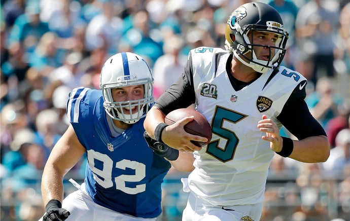 Blake Bortles, Jacksonville Jaguars x Indianapolis Colts NFL (Foto: Getty Images)