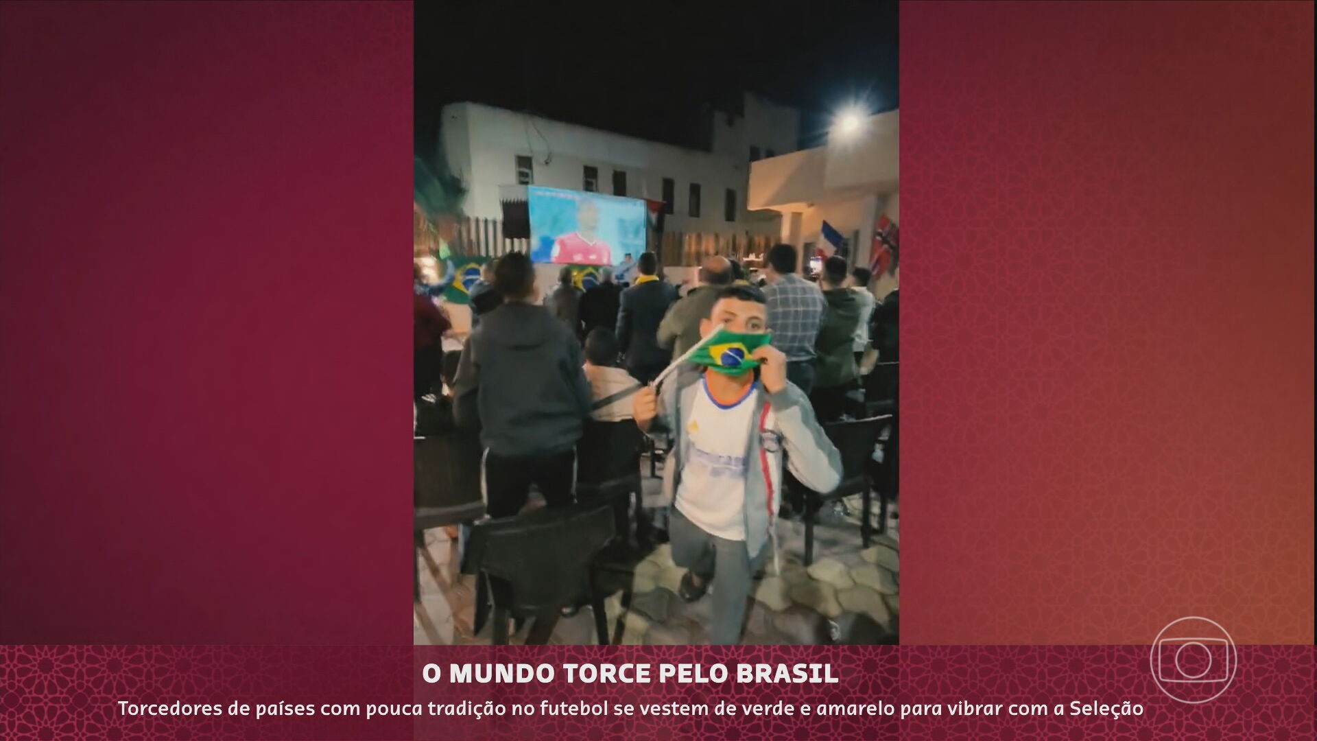 Torcedores de países com pouca tradição no futebol vibram com a Seleção brasileira