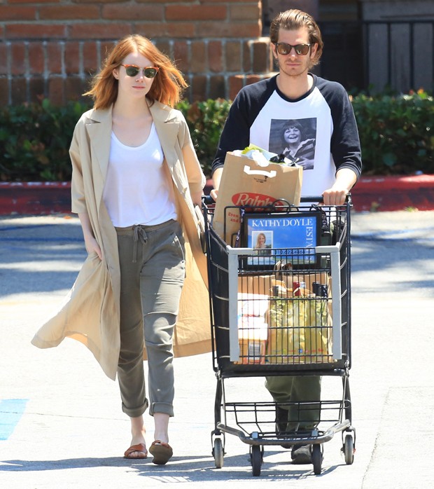 Emma Stone e Andrew Garfield (Foto: x17/The Grosby Group)