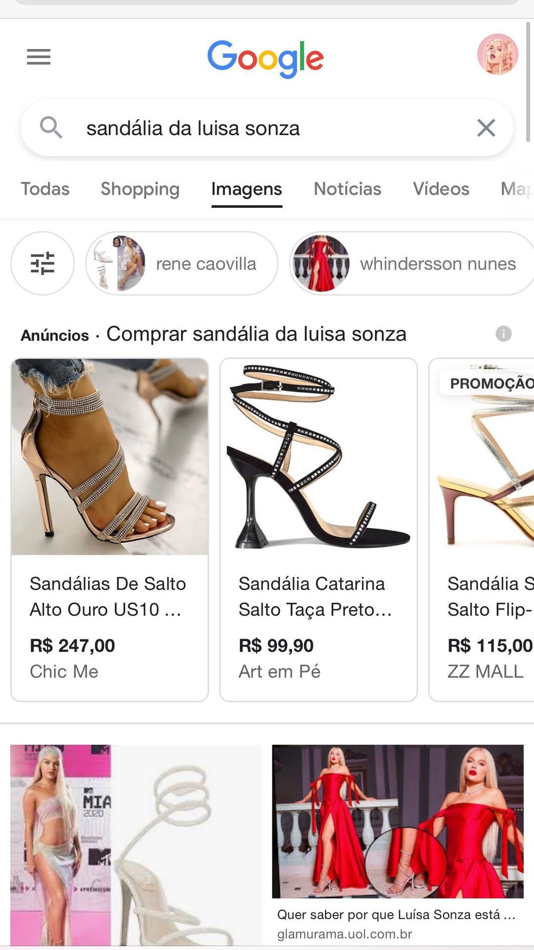 Luisa Sonza compra sandália repetida (Foto: Reprodução/Instagram)
