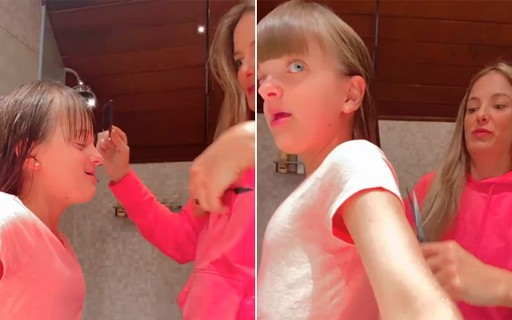 Ticiane Pinheiro Corta O Cabelo De Rafa Justus Que Fica Aflita Desespero Quem Quem News