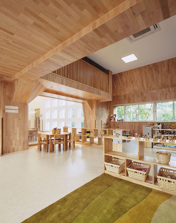 Estilo montessoriano dita decoração de pré-escola dos sonhos (Foto: Kevin Ho, VMDPE Design)