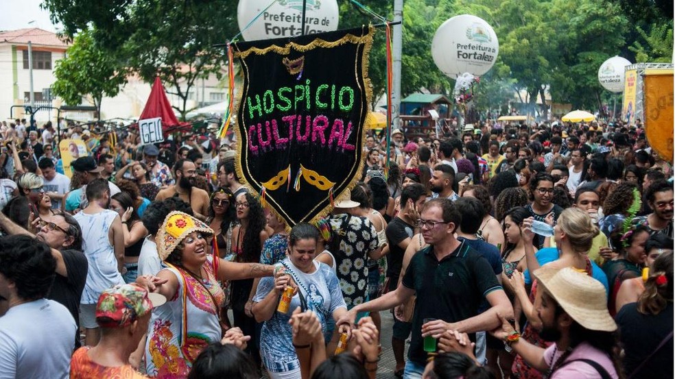 Pré-Carnaval em Fortaleza aconteceu em nove polos na capital. — Foto: Sistema Verdes Mares