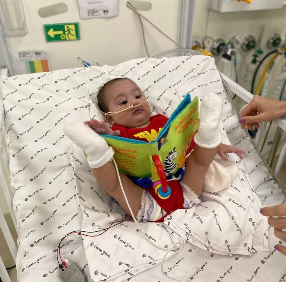 Filha de Denner vai passar por cirurgia cardíaca — Foto: Instagram/Reprodução