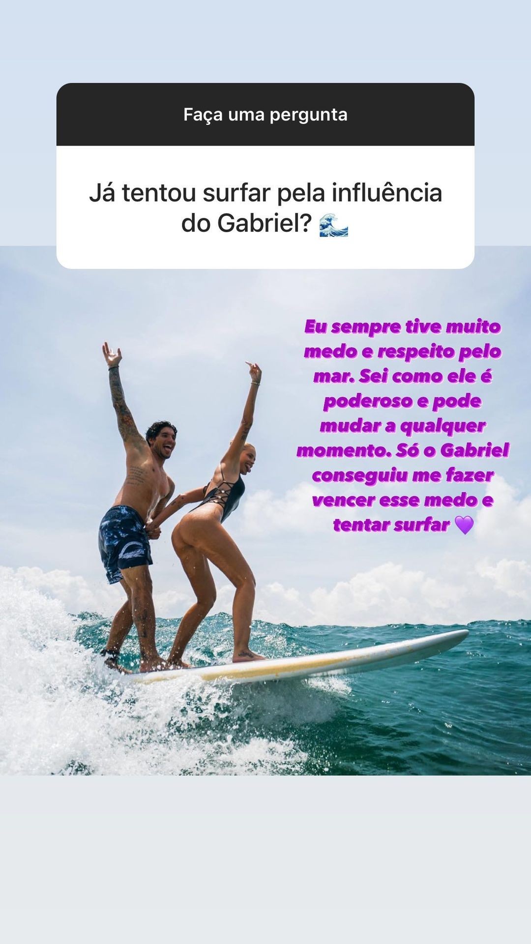 Yasmin Brunet e Gabriel Medina (Foto: Reprodução / Instagram)