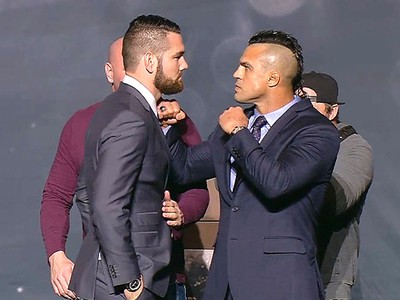 Vitor Belfort x Weidman, Encarada UFC (Foto: Reprodução)