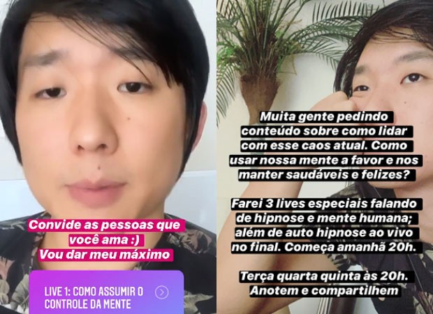 Pyong Lee Vai Aplicar Auto Hipnose Para Ajudar Pessoas A Lidar Com Estresse De Quarentena Quem Bbb