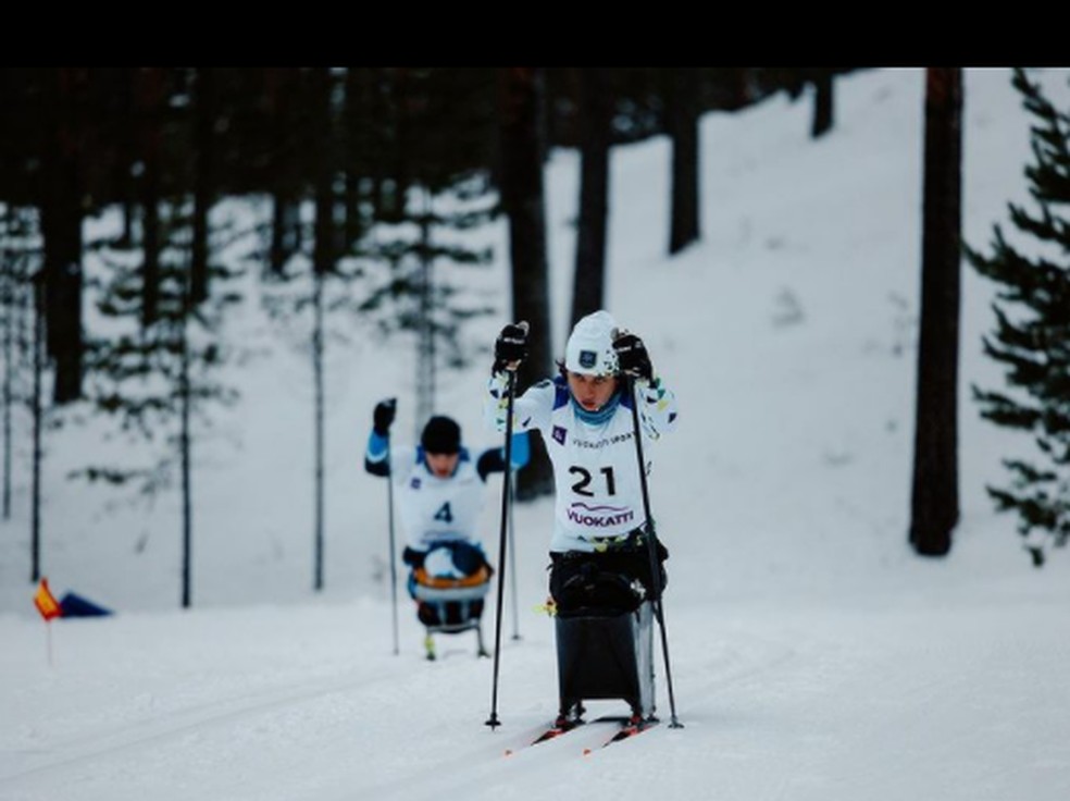 Wesley Vinícius é um dos seis representantes do Brasil nas Paralimpíadas de Inverno — Foto: Rerodução