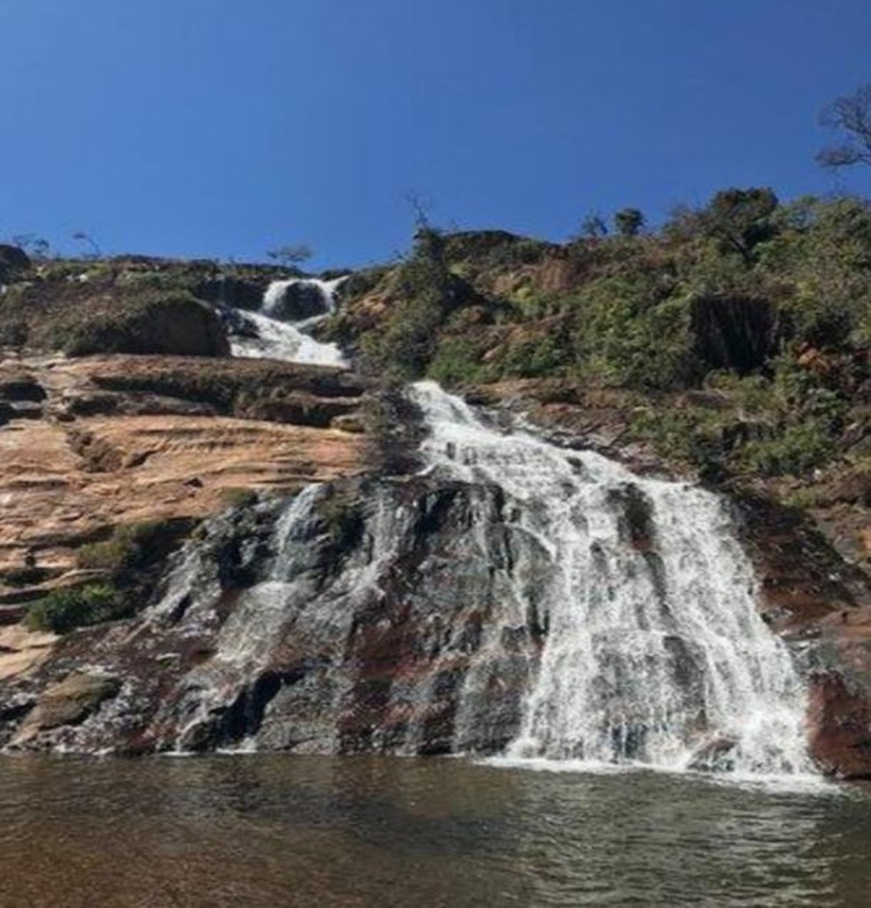 Cachoeira Chica Dona — Foto: Turismo em Minas